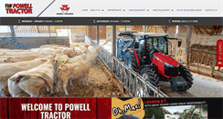 Desktop Screenshot of powelltractor.com